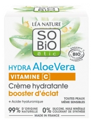 L&eacute;a Nature SO BIO &eacute;tic Hydra Aloe Vera Cr&egrave;me Hydratante Booster d'&Eacute;clat 50 ml