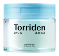 Torriden Dive In Disques Tonifiants et Apaisants Acide Hyaluronique 80 Disques