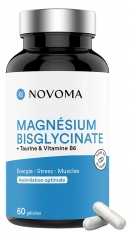 Novoma Magn&eacute;sium Bisglycinate &Eacute;nergie Stress & Muscles 60 G&eacute;lules