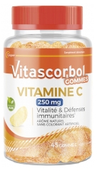 Vitascorbol Gommes Vitamine C 250 mg - Bo&icirc;te de 45 Unit&eacute;s