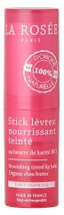 La Ros&eacute;e Stick L&egrave;vres Nourrissant Teint&eacute; Rechargeable au Beurre de Karit&eacute; Bio