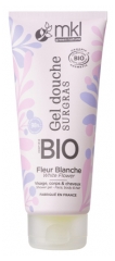MKL Green Nature Gel Douche Surgras Fleur Blanche Biologique 200 ML