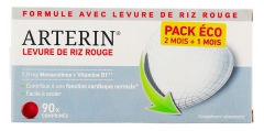 Arterin Levure de Riz Rouge 90 Unit&eacute;s