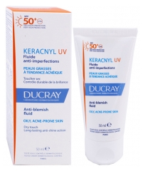 Ducray Keracnyl UV Fluide Anti-imperfections Peaux Grasses SPF50+ 50 ML
