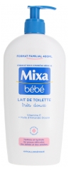 Mixa B&eacute;b&eacute; Lait de Toilette Hypoallerg&eacute;nique Tr&egrave;s Doux 400 ml