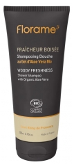 Florame Shampoing Douche Corps et Cheveux Fraicheur Bois&eacute;e 200 ml