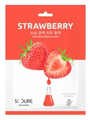 Jkosmec 5C Cure Essence Intensive Masque Tissu &agrave; la Fraise 25 ml