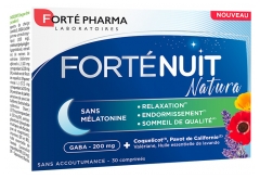 Fort&eacute; Pharma Fort&eacute; Nuit Natura Sans M&eacute;latonine Sans Accoutumance 30 comprim&eacute;s