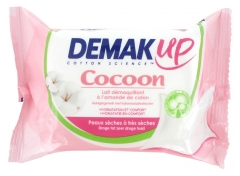 Demak'Up Cocoon Lingettes D&eacute;maquillantes Peaux S&egrave;ches &agrave; Tr&egrave;s S&egrave;ches 25 Unit&eacute;s