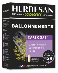 Herbesan Carbogaz - 45 G&eacute;lules