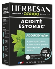 Herbesan Adoucid Menthe - 30 Comprim&eacute;s