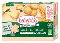 Babybio Sabl&eacute;s Origan & Comt&eacute; de 15 Mois &agrave; 3 Ans Bio 16 Sabl&eacute;s