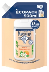 Le Petit Marseillais Cr&egrave;me de Douche Extra Douce &agrave; la Fleur d'Oranger &Eacute;co Recharge Bio 500 ML
