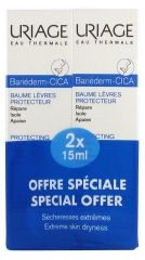 Uriage Bari&eacute;derm Cica-L&egrave;vres Baume Protecteur 15 ml X2