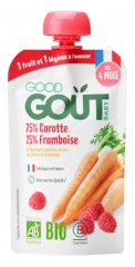 Good Go&ucirc;t Framboise Carotte d&egrave;s 4 Mois Bio 120 g