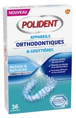 Polident Corega Nettoyant Orthodontique X 36 Cps