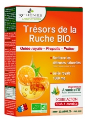 Les 3 Ch&ecirc;nes Tr&eacute;sors de la Ruche Bio 20 Ampoules de 10 ml