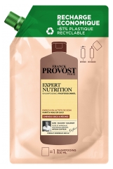 Franck Provost Expert Nutrition Shampooing Cheveux Secs et R&ecirc;ches Karit&eacute; et Huile de Coco &Eacute;co-Recharge 500 ml