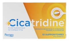 Cicatridine - 10 Suppositoires Favorisant la Cicatrisation &agrave; l'Acide Hyaluronique