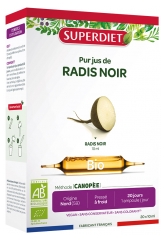 Superdiet Pur Jus Radis Noir Bio 20 Unit&eacute;s