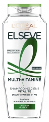 L'Or&eacute;al Paris Elseve Multi-Vitamin&eacute; Shampoing 2en1 Vitalit&eacute; Cheveux Normaux 300 ml