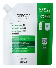 Vichy Dercos Shampoing Antipelliculaire Cheveux Normaux &agrave; Gras &Eacute;co-Recharge 390 ml