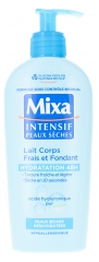 Mixa Lait Corps Frais et Fondant Hydratation 48H Peaux S&egrave;ches D&eacute;shydrat&eacute;es 250 ml