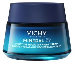 Vichy Min&eacute;ral 89 Cr&egrave;me Hydratante R&eacute;cup&eacute;ration Nuit Tous Types de Peaux 50 ml
