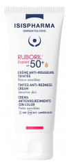 Isispharma Ruboril Expert Cr&egrave;me Anti-Rougeurs Teint&eacute;e SPF50+ Non Parfum&eacute; 40 ML