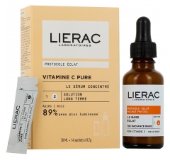 Lierac Vitamine C Pure Le S&eacute;rum Concentr&eacute; &Eacute;clat 30 ml + 14 Sachets de 0,2 g