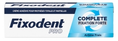 Fixodent Pro Cr&egrave;me Adh&eacute;sive Fixation Forte Ar&ocirc;me Frais 47 Grammes