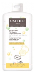 Cattier Moussant Familial Corps et Cheveux Bio 500 ml
