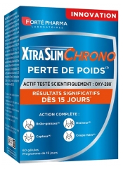 Fort&eacute; Pharma Xtraslim Chrono - Perte de Poids - 60 G&eacute;lules (Programme de 15 Jours)