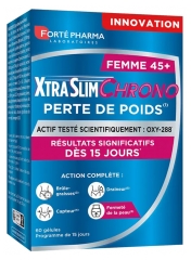 Fort&eacute; Pharma Xtraslim Chrono - Femme 45 Ans et + - Perte de Poids - 60 G&eacute;lules (Programme de 15 Jours)