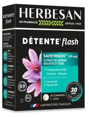 Herbesan D&eacute;tente Flash Safr'Inside 30 mg 30 Unit&eacute;s