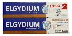 Elgydium Protection Caries Dentifrice Lot de 2 x 75 ml