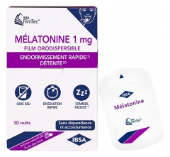 IBSA M&eacute;latonine 1 mg Endormissement Plus Rapide 30 Films Orodispersibles 