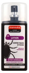 Manouka Spray Lotion 6H Contre Tiques et Puces Action Imm&eacute;diate 75 ml