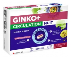 Ginkor Ginko + Circulation Nuit 60 Unit&eacute;s