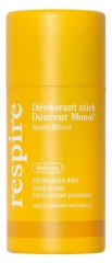 Respire D&eacute;odorant Stick Douceur Mono&iuml; Carton Bio 50 Grammes