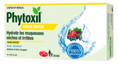 Sanofi Phytoxil Pastilles Gorge Irrit&eacute;e Fruits Rouges - Hydrate Les Muqueuses S&egrave;ches et Irrit&eacute;es - 16 Pastilles