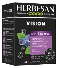 Herbesan Vision Sant&eacute; des Yeux 60 Unit&eacute;s