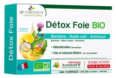 Les 3 Ch&ecirc;nes Phyto Aromicell'R D&eacute;tox Foie Bio 20 Ampoules de 10 ml