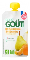 Good Go&ucirc;t Cl&eacute;mentine Poire Williams d&egrave;s 4 Mois Bio 120 g