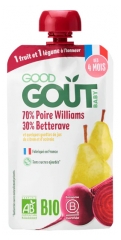 Good Go&ucirc;t Betterave Poire Williams d&egrave;s 4 Mois Bio 120 g