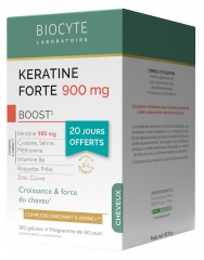 Biocyte Keratine Forte 900 mg Boost Croissance & Force du Cheveu 180 G&eacute;lules