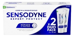 Sensodyne Expert Protect Dentifrice R&eacute;pare & Prot&egrave;ge Lot de 2 x 75 ml