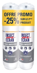 Insect Ecran Spray Zones Infest&eacute;es Lot de 2 x 100 ml