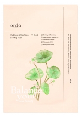 Ondo Beauty 36.5 Probiotics & Cica Water Soothing Mask 1 Masque 25 Grammes