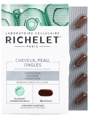Richelet Cheveux Peau Ongles 30 Unit&eacute;s